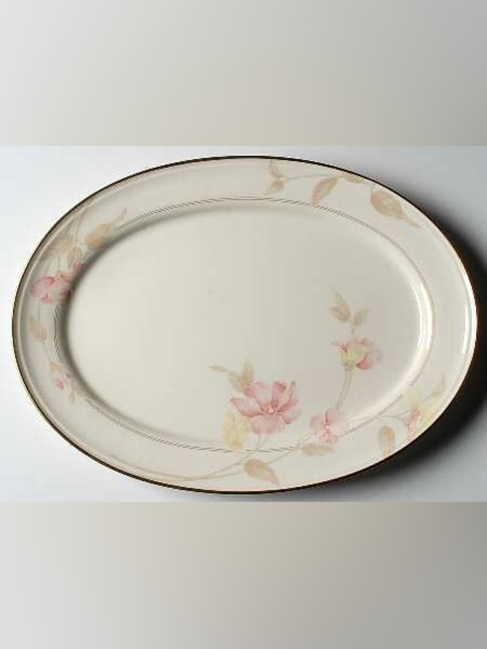 Mikasa With Love 14 in Oval Bone China Serving Platter.